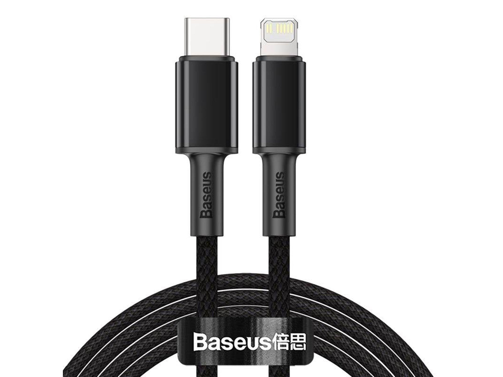 Baseus High Density Braided Cable Type-C to Lightning PD 20W 2m (Black)