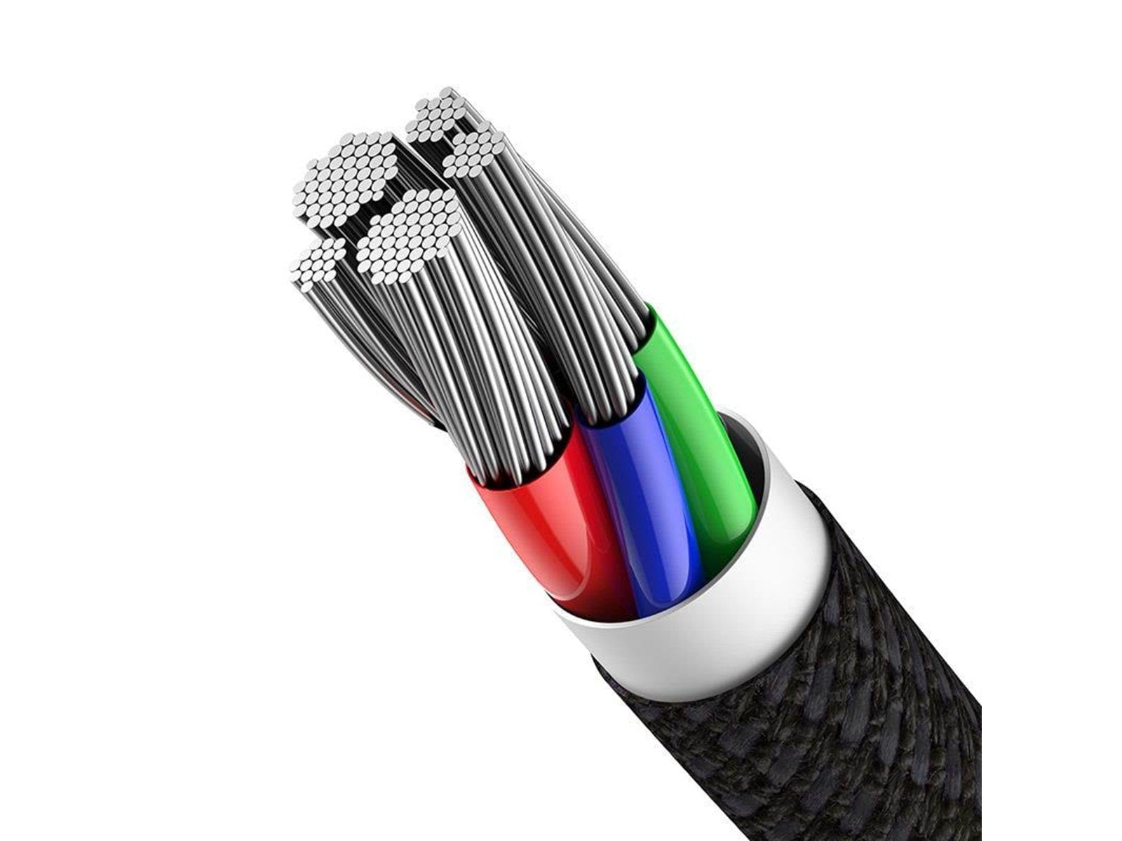 Baseus High Density Braided Cable Type-C to Lightning PD 20W 2m (Black)