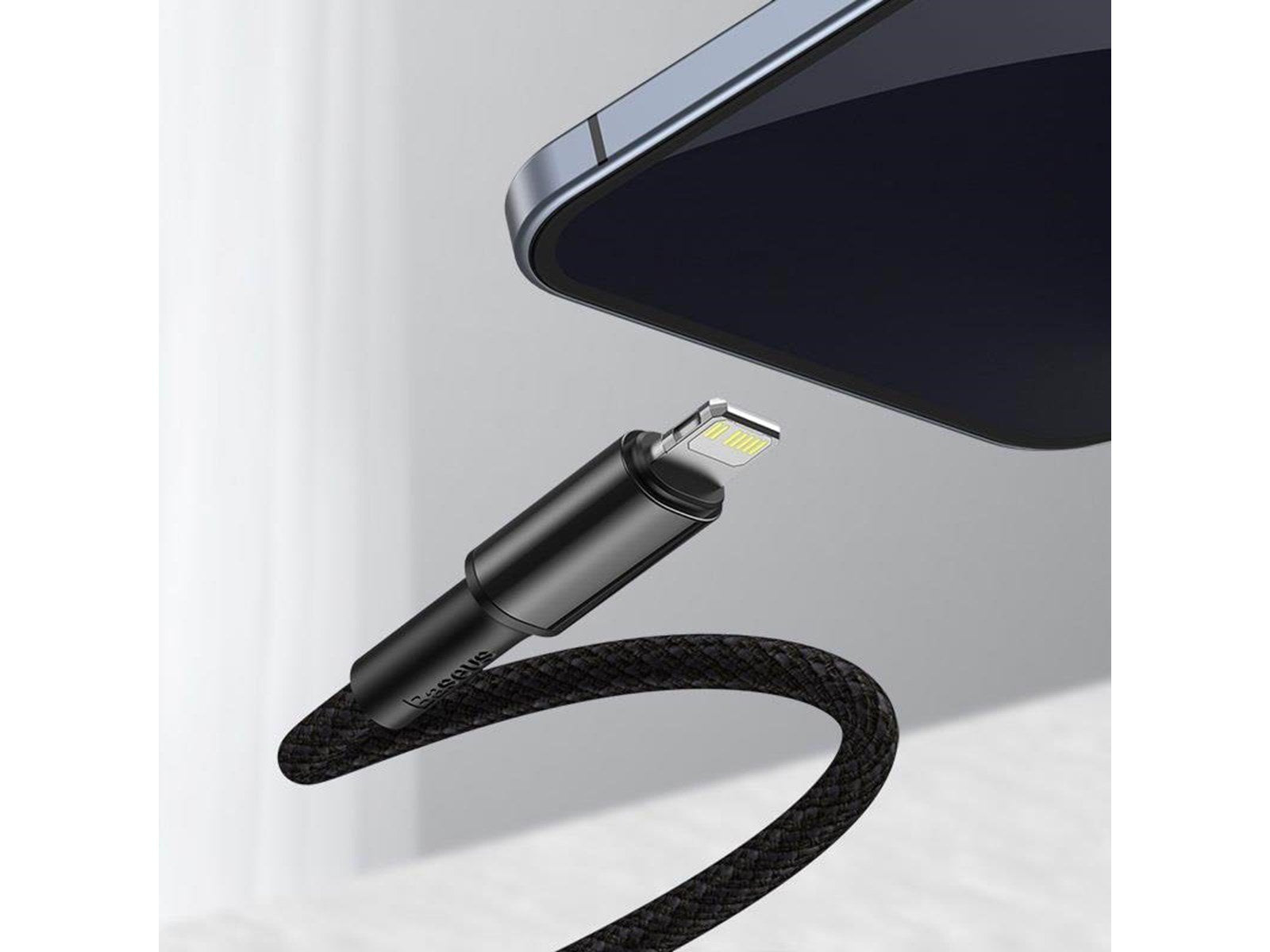 Baseus High Density Braided Cable Type-C to Lightning PD 20W 2m (Black)