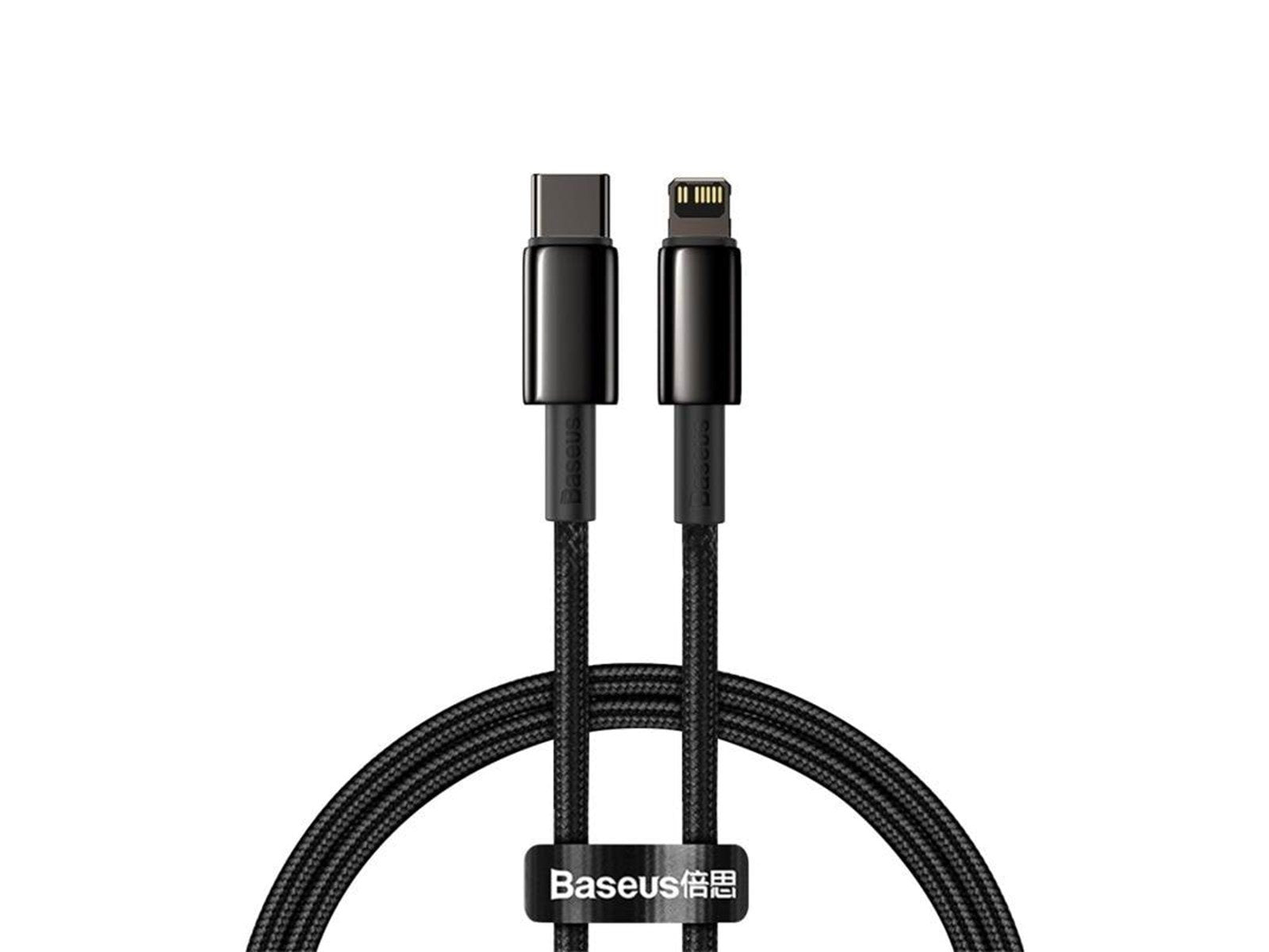 Baseus Tungsten Gold Cable Type-C to iP PD 20W 1m (black)