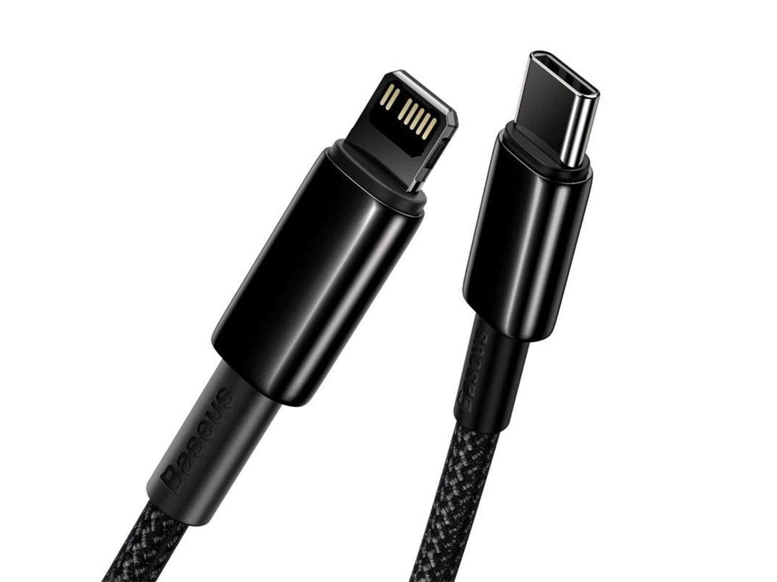 Baseus Tungsten Gold Cable Type-C to iP PD 20W 1m (black)