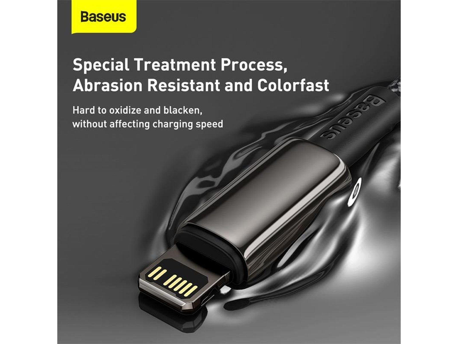 Baseus Tungsten Gold Cable Type-C to iP PD 20W 1m (black)