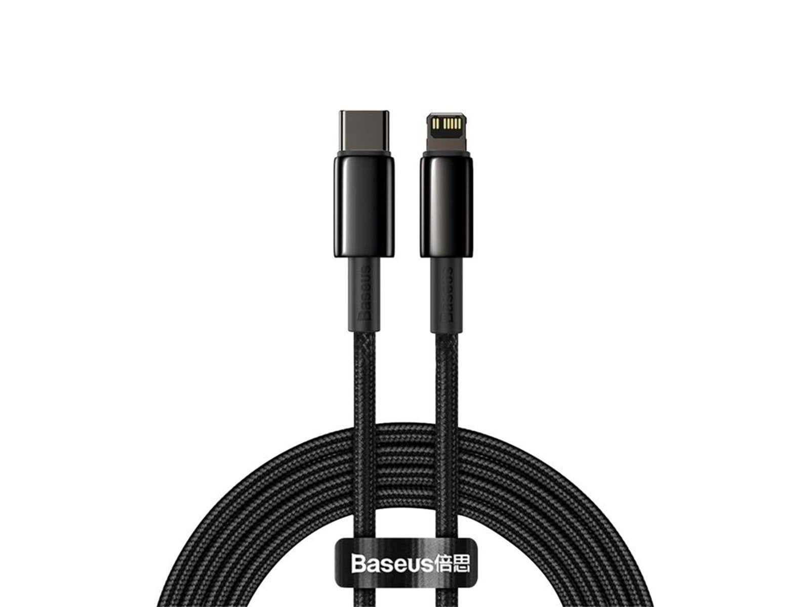 Baseus Tungsten Gold Cable Type-C to iP PD 20W 2m (black)
