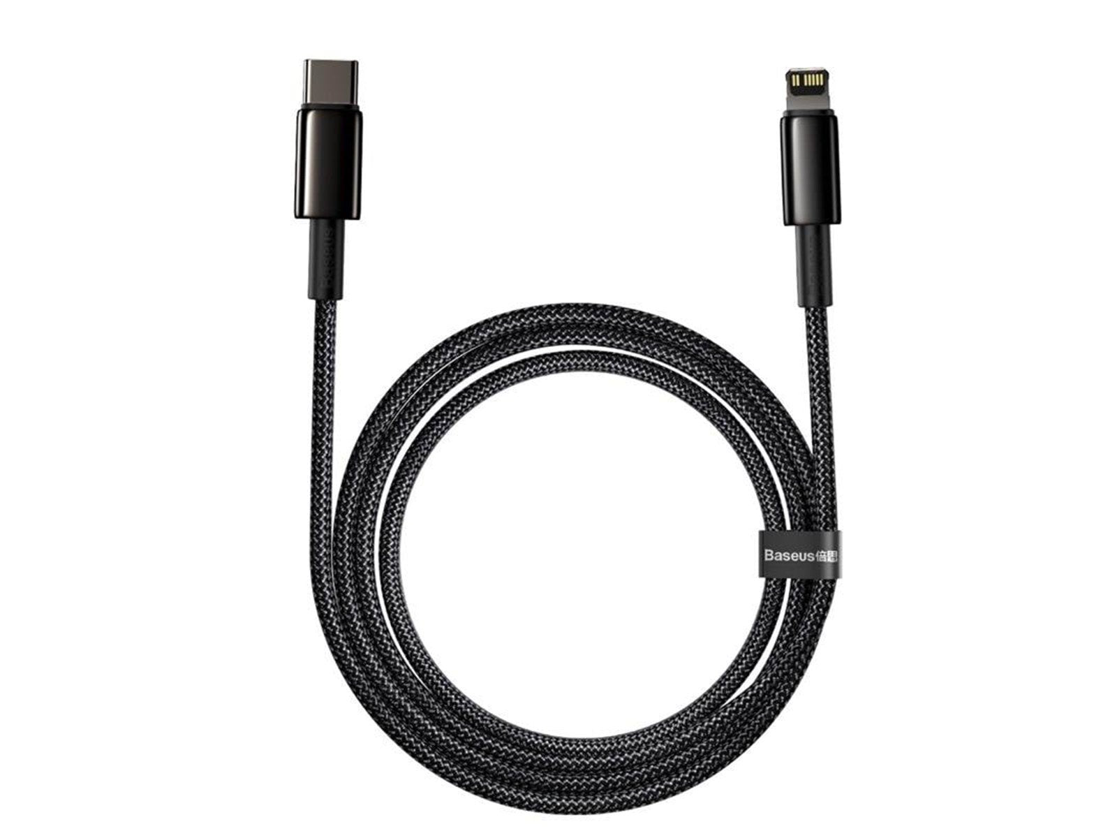 Baseus Tungsten Gold Cable Type-C to iP PD 20W 2m (black)