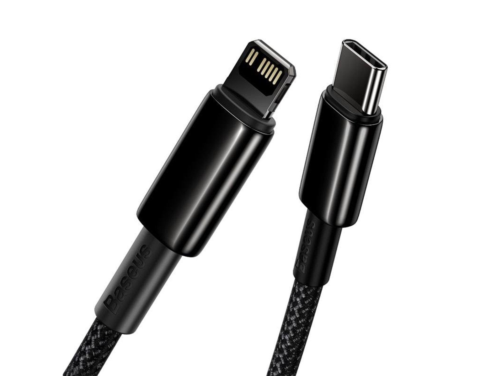 Baseus Tungsten Gold Cable Type-C to iP PD 20W 2m (black)