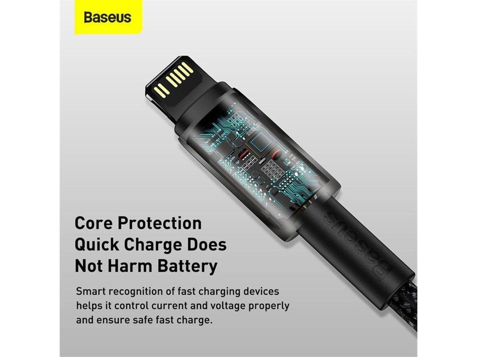 Baseus Tungsten Gold Cable Type-C to iP PD 20W 2m (black)