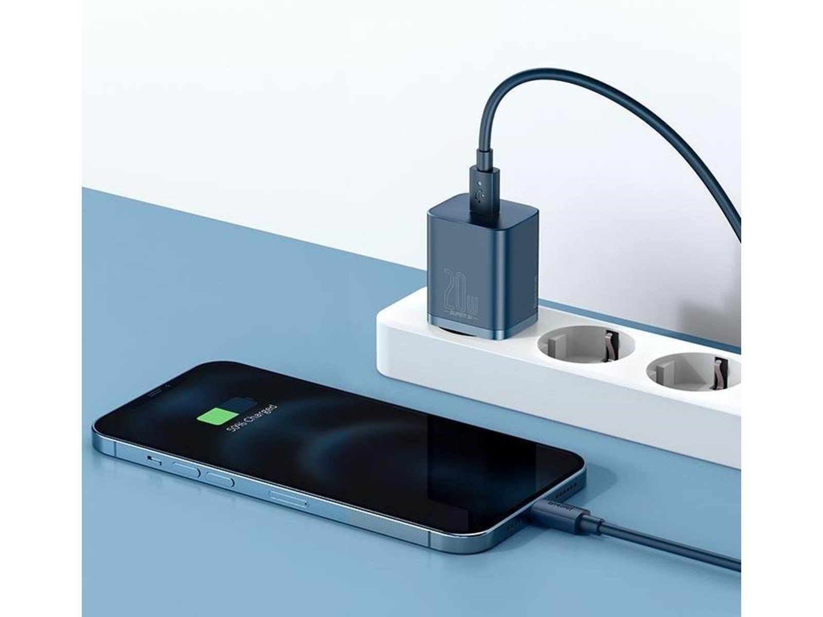 Baseus Super Si Quick Charger 1C 20W (Blue)