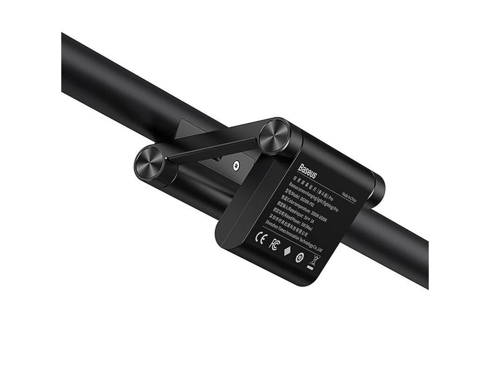 Baseus i-wok Pro series USB stepless dimming screen hanging light (fighting) Black