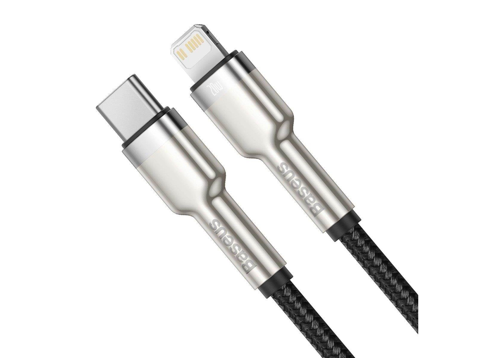 Baseus USB-C cable for Lightning  Cafule PD 20W 1m (black)