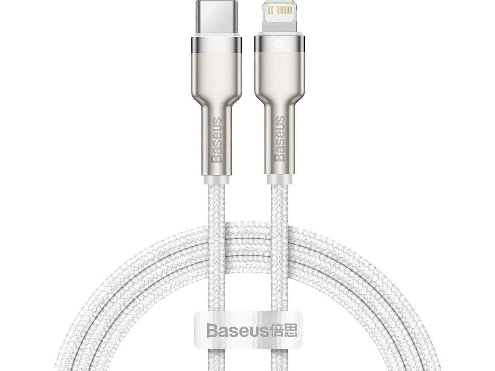 Baseus USB-C cable for Lightning  Cafule PD 20W 2m (white)