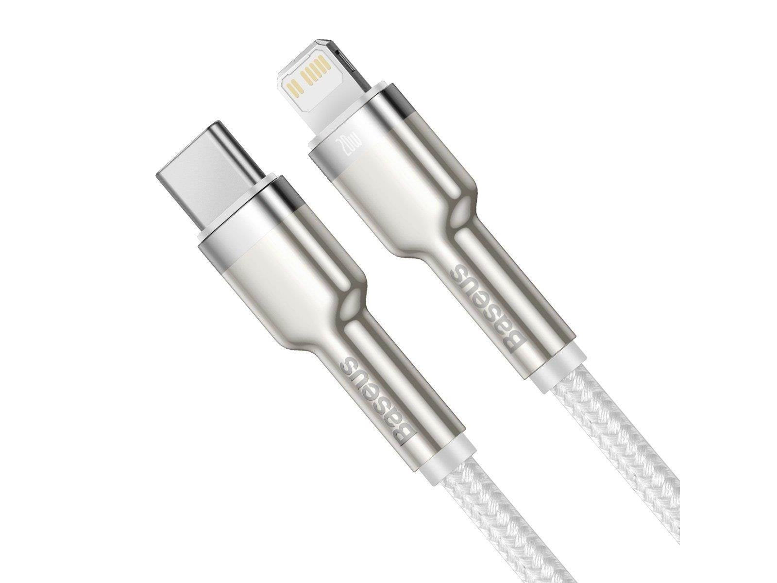 Baseus USB-C cable for Lightning  Cafule PD 20W 2m (white)
