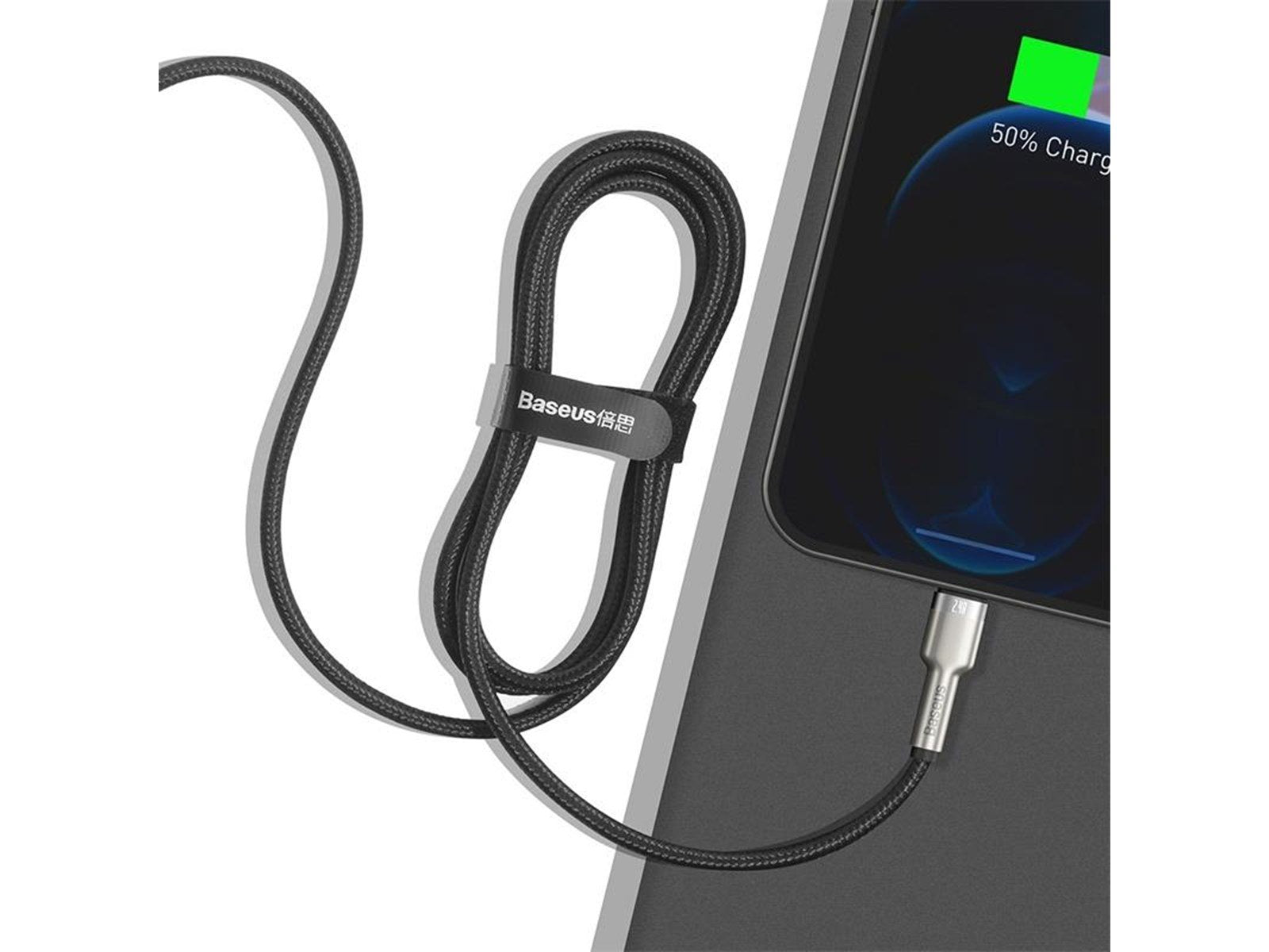 Baseus USB cable for Lightning  Cafule 2.4A 1m (black)