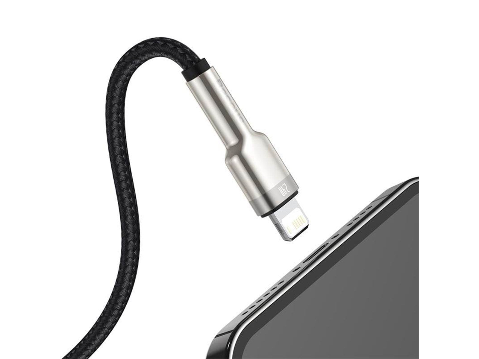 Baseus USB cable for Lightning  Cafule 2.4A 1m (black)