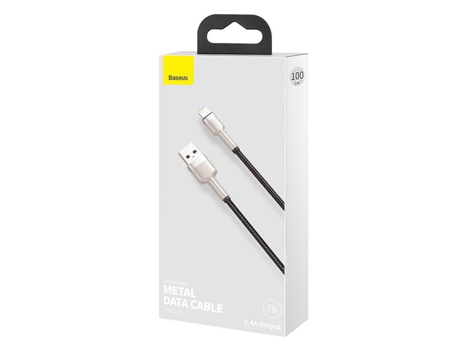 Baseus USB cable for Lightning  Cafule 2.4A 1m (black)