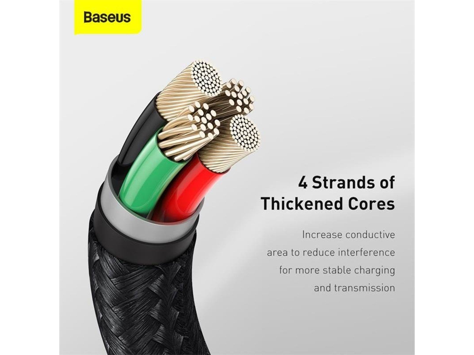 Baseus USB cable for Lightning  Cafule 2.4A 1m (black)
