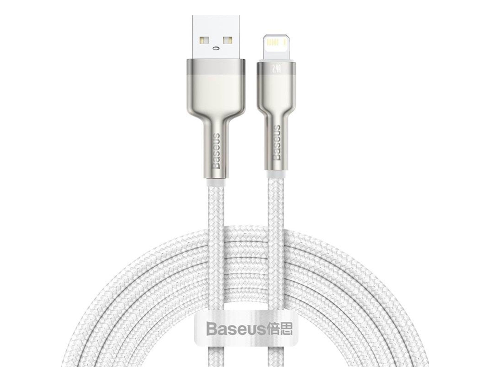 Baseus USB cable for Lightning  Cafule 2.4A 2m (white)