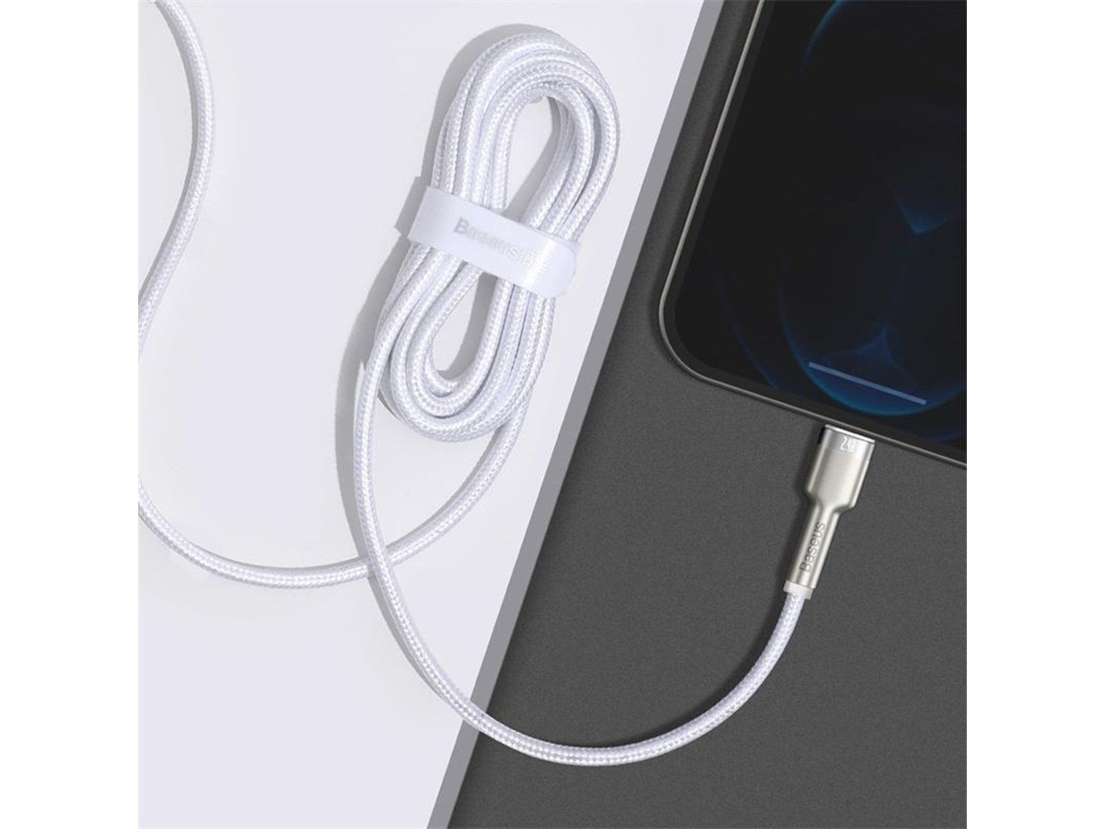Baseus USB cable for Lightning  Cafule 2.4A 2m (white)