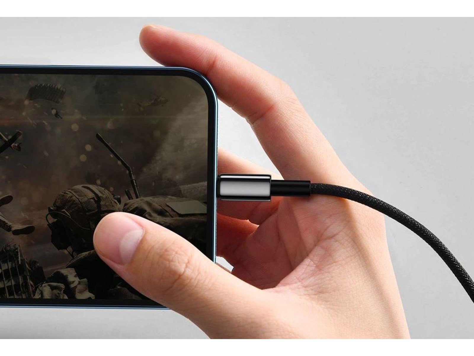 Baseus Tungsten Gold Cable USB to iP 2.4A 1m (black)