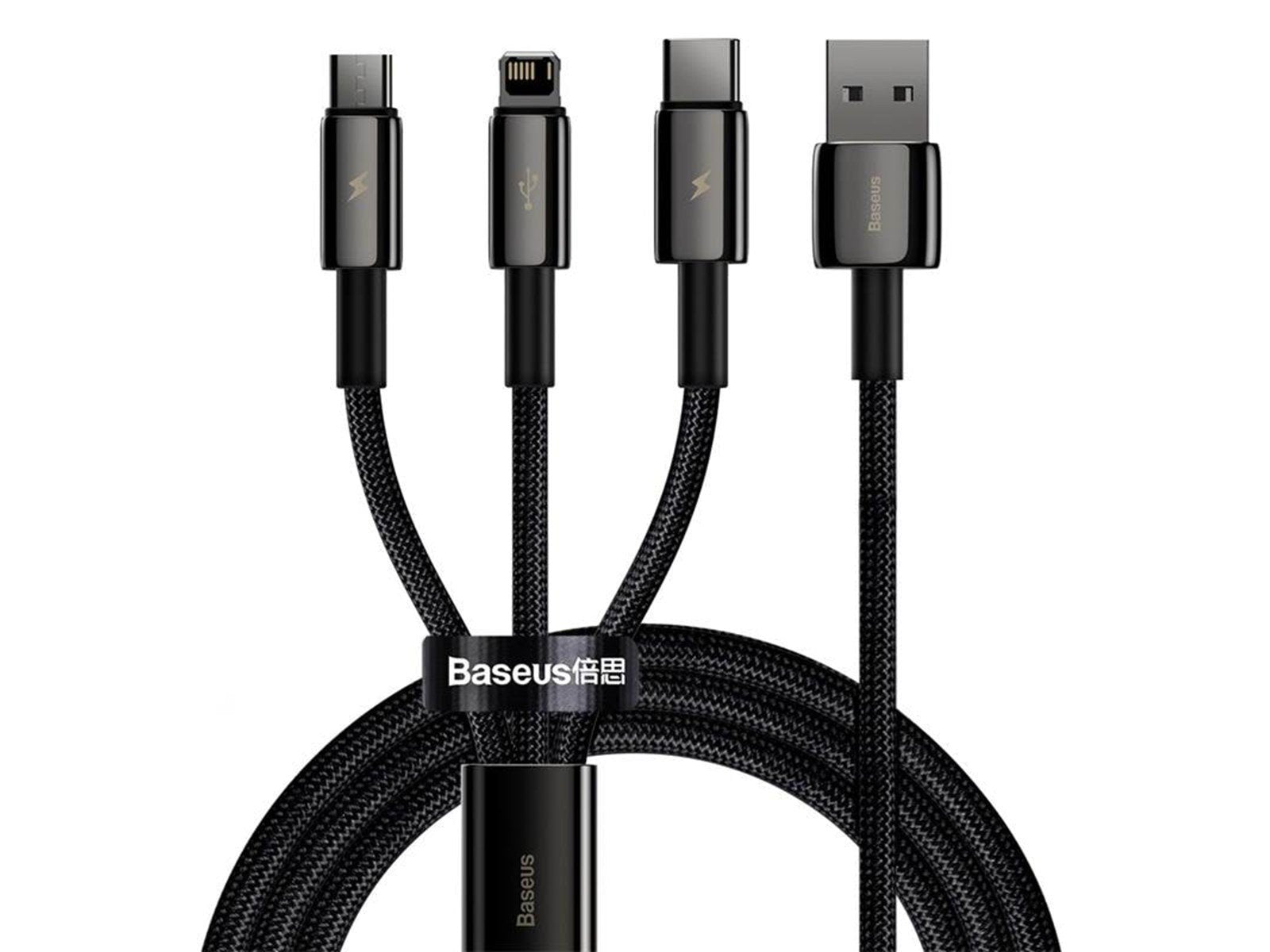 Baseus Tungsten Gold 3-in-1 USB cable