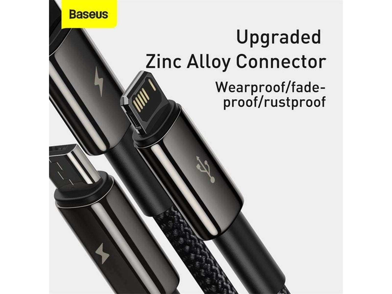 Baseus Tungsten Gold 3-in-1 USB cable