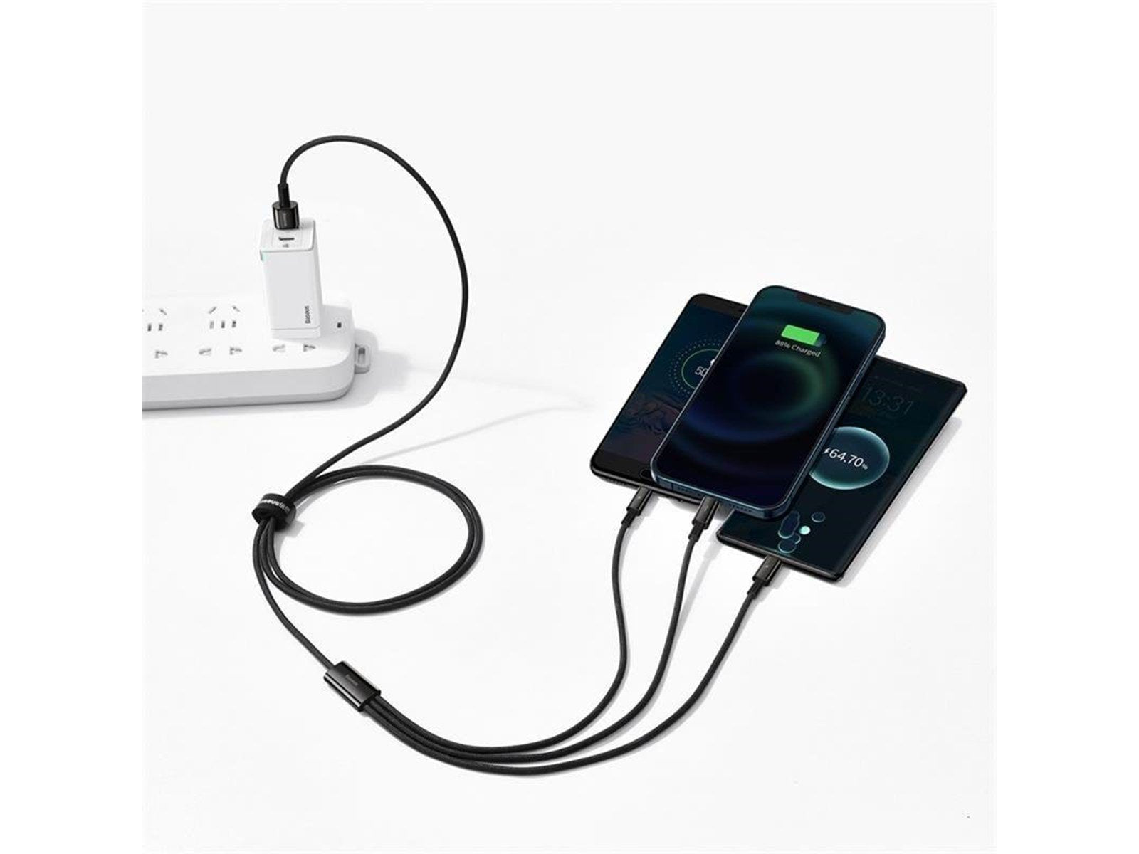 Baseus Tungsten Gold 3-in-1 USB cable