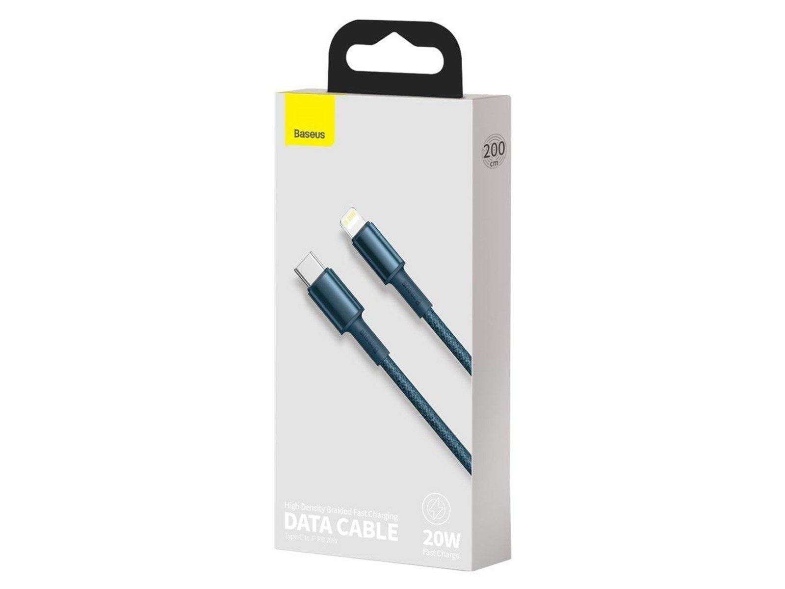 Baseus High Density Braided Cable Type-C to Lightning PD 20W 2m (blue)