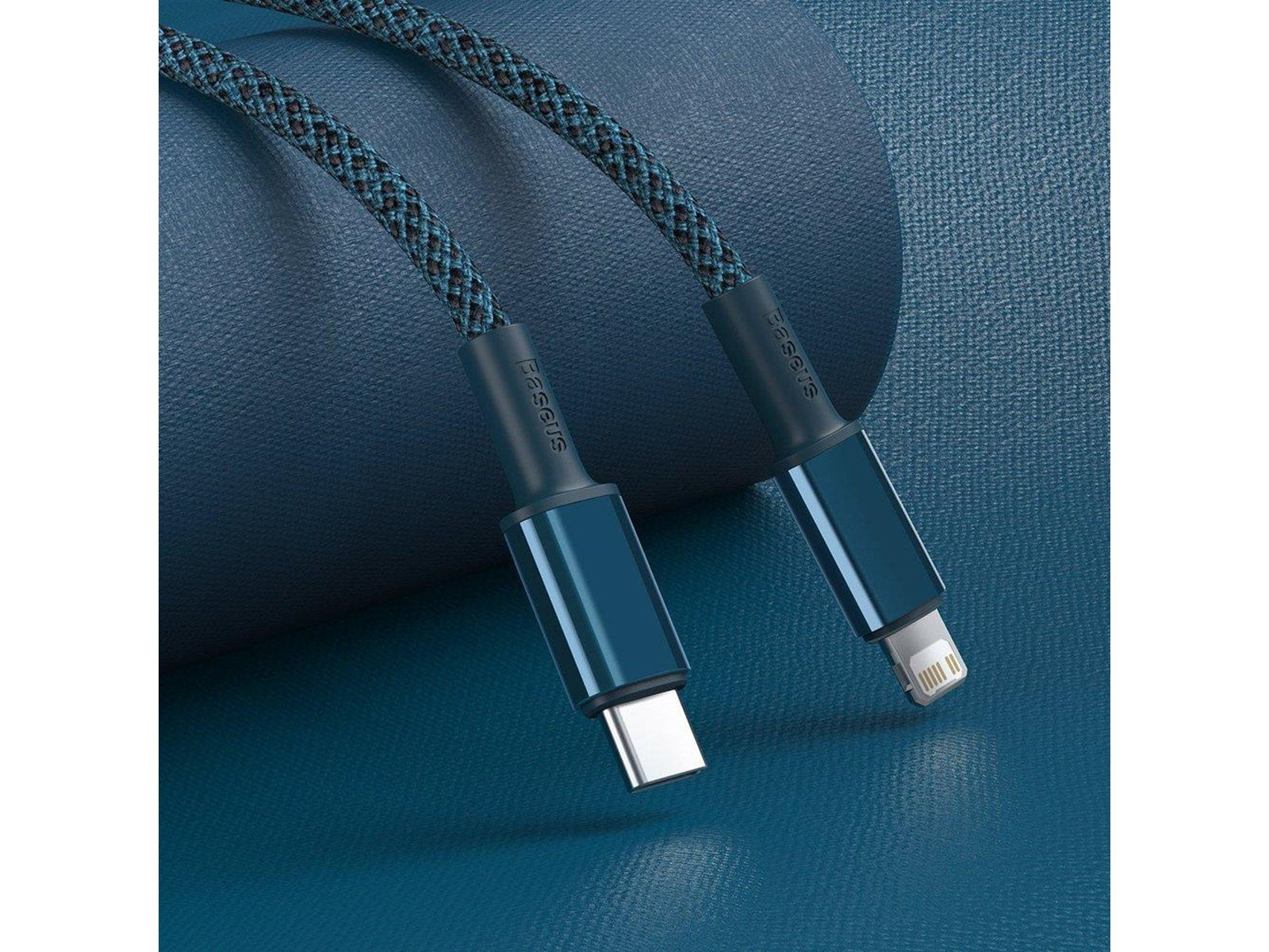 Baseus High Density Braided Cable Type-C to Lightning PD 20W 2m (blue)