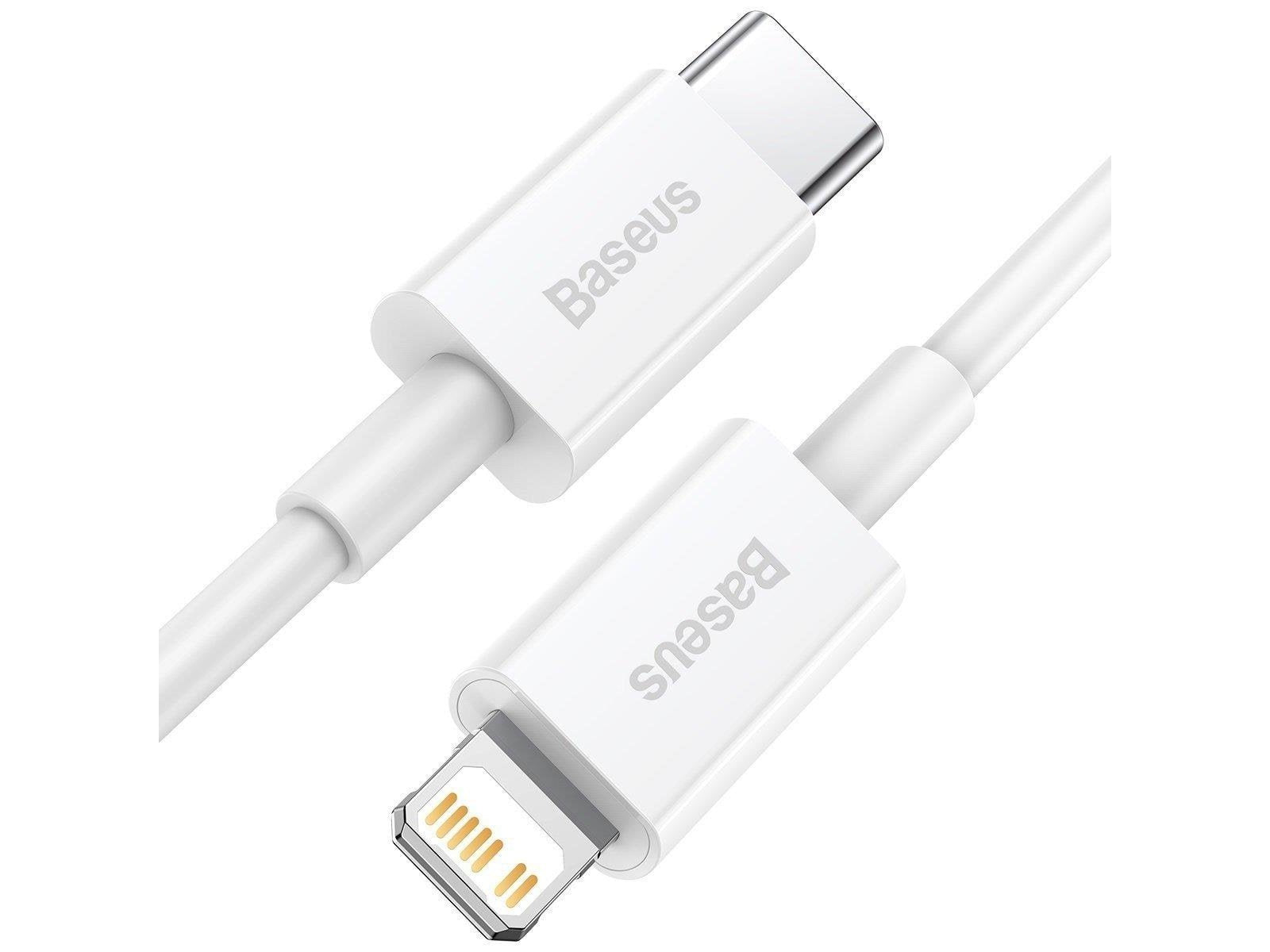 Baseus Superior Series Cable USB-C to Lightning 20W PD 1m (white)