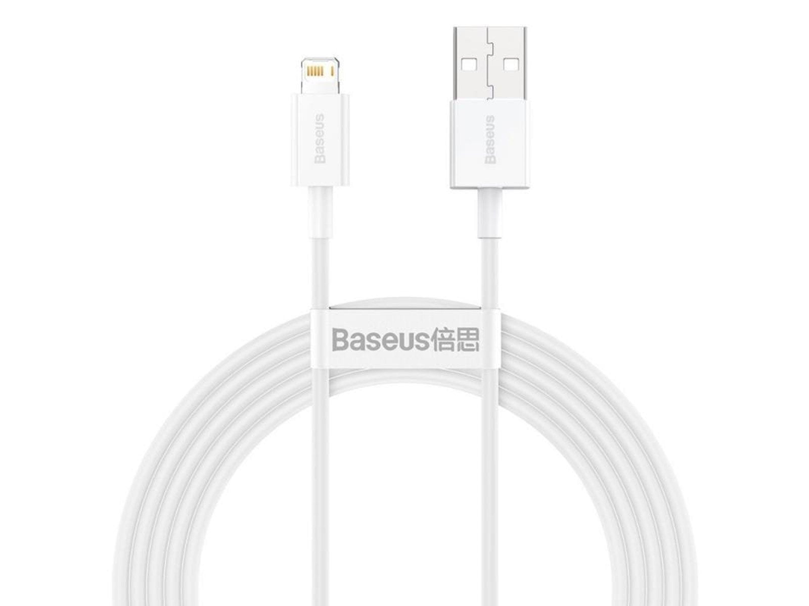 Baseus Superior Series Cable USB to Lightning 2.4A 0.25m (white)
