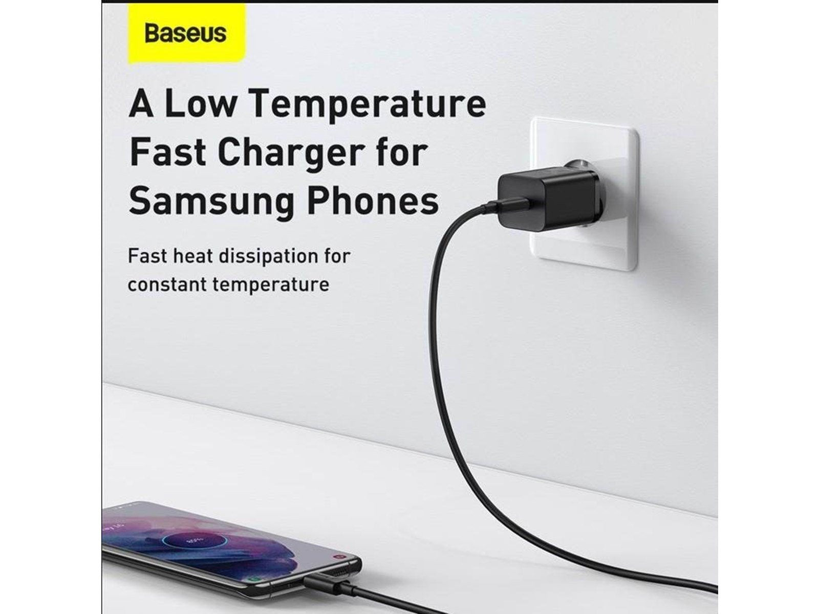 Baseus Super Si Quick Charger 1C 25W with USB-C cable for USB-C 1m (black)