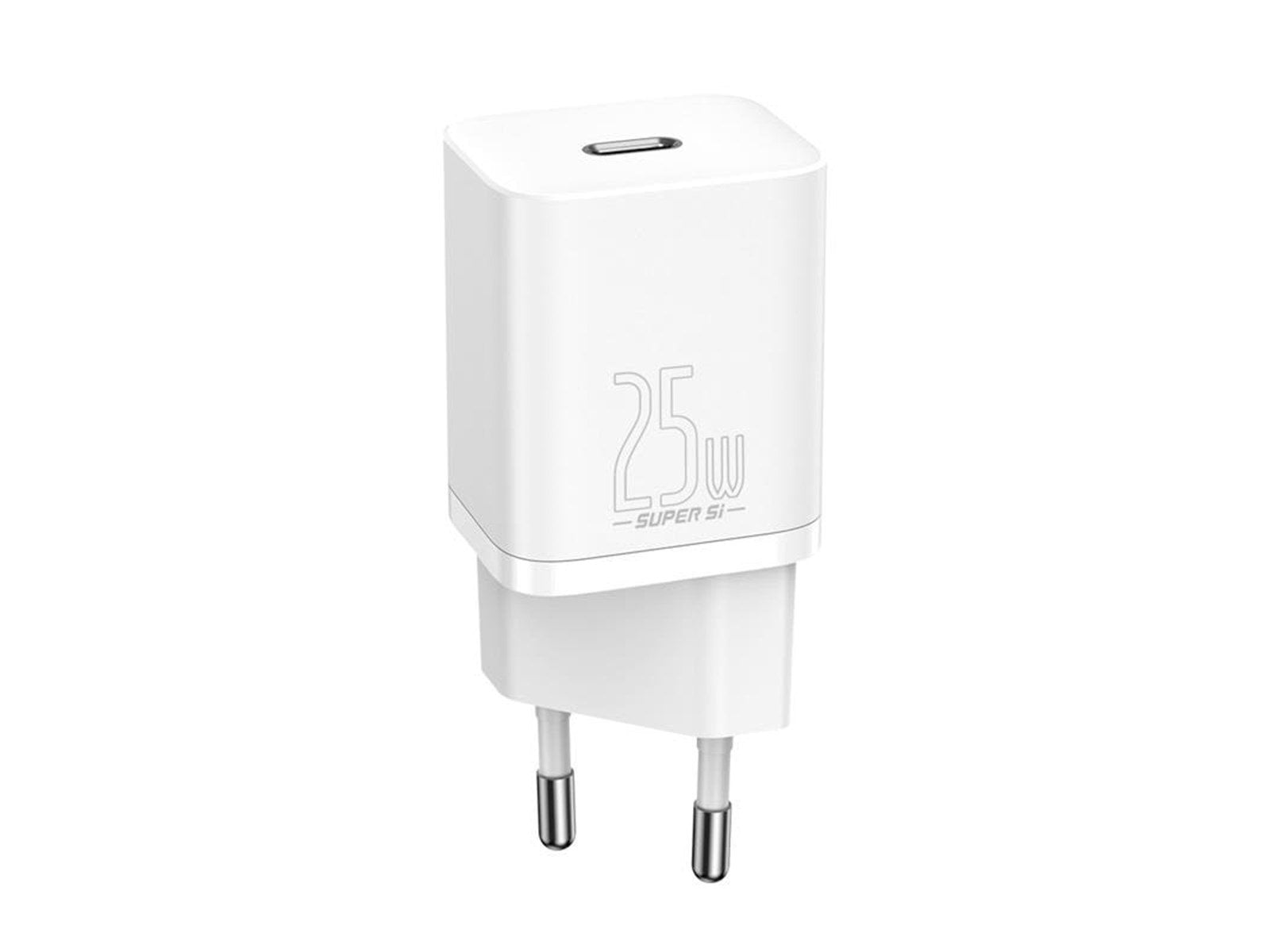 Baseus Super Si Quick Charger 1C 25W with USB-C cable for USB-C 1m (white)