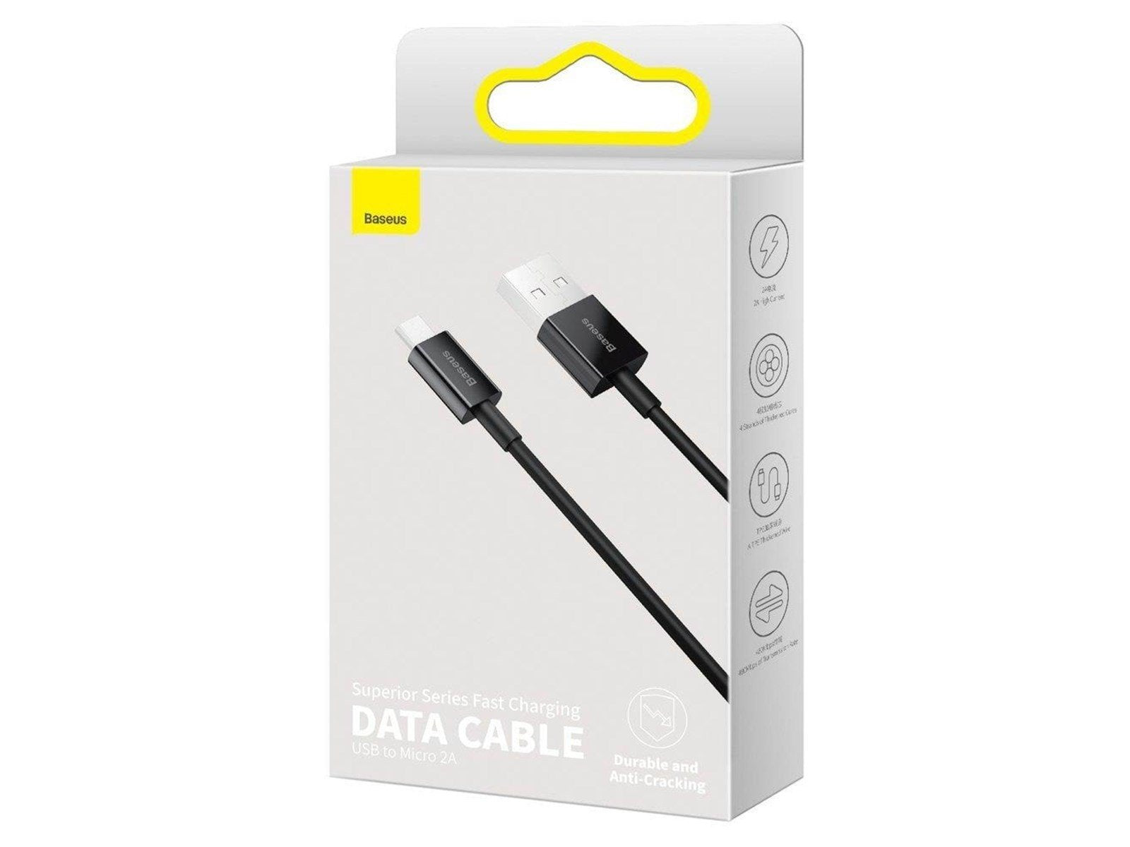 Baseus Superior Series Cable USB to micro USB 2A 1m (black)