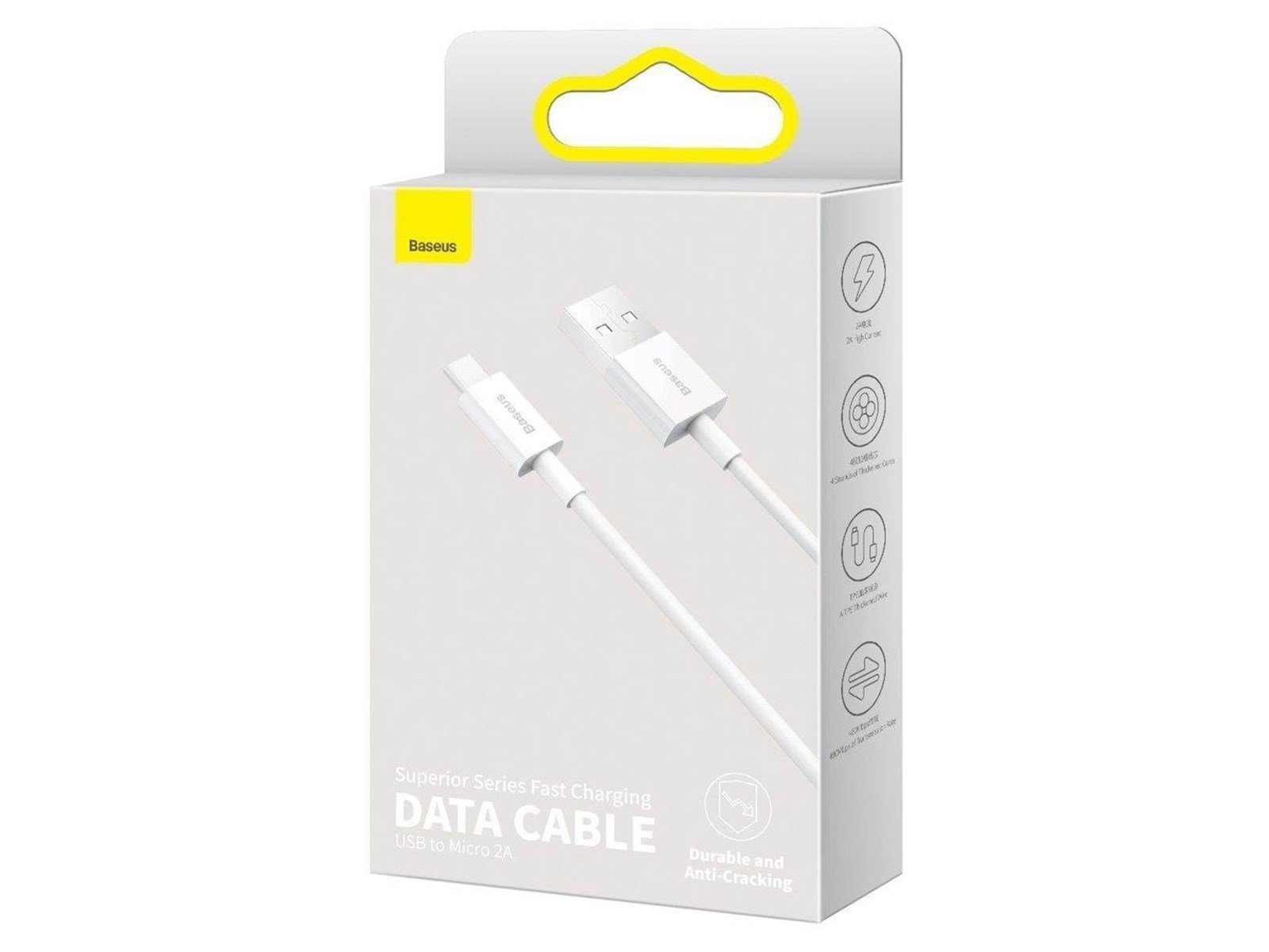 Baseus Superior Series Cable USB to micro USB 2A 1m (white)