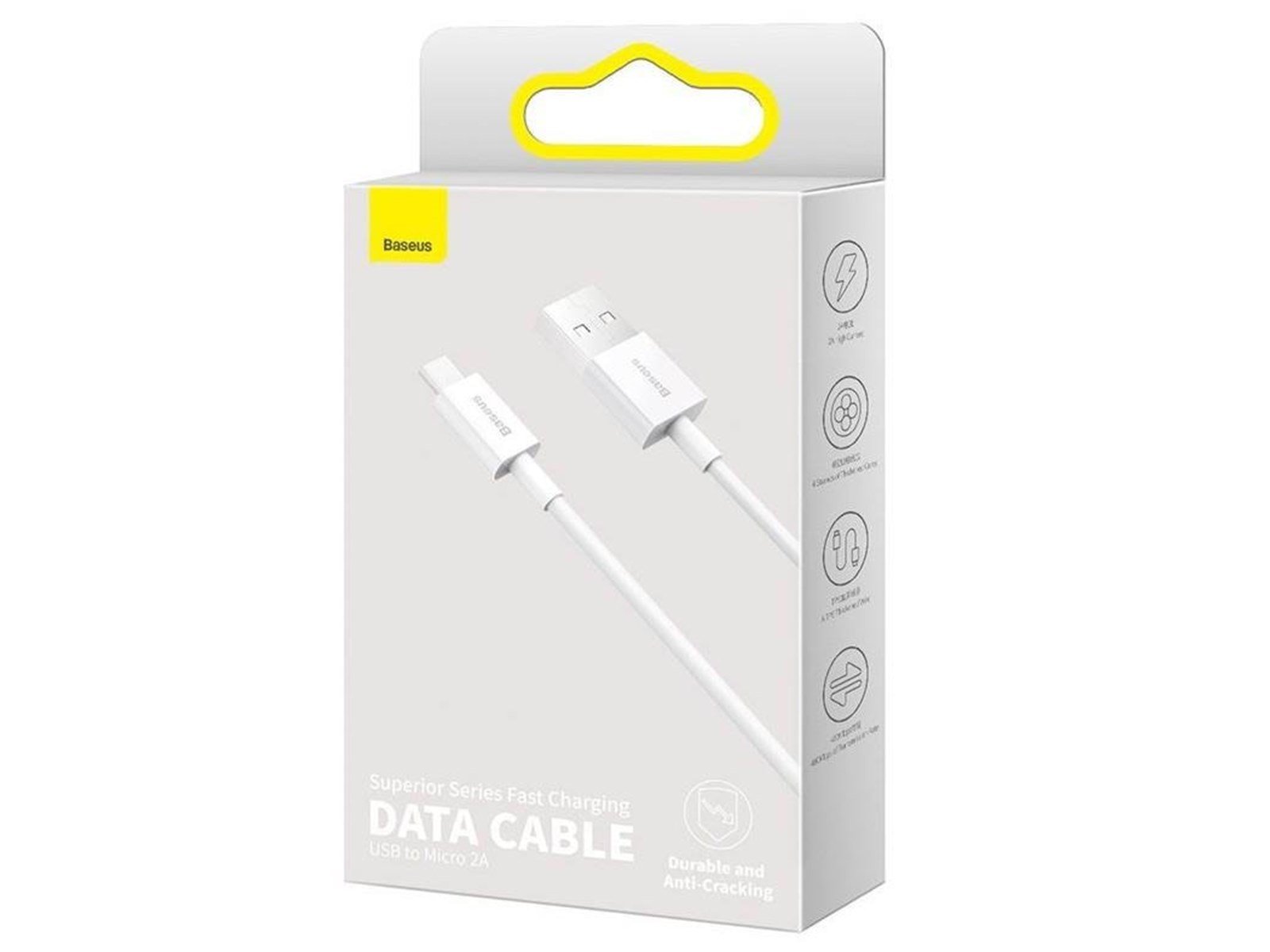 Baseus Superior Series Cable USB to micro USB 2A 2m (white)