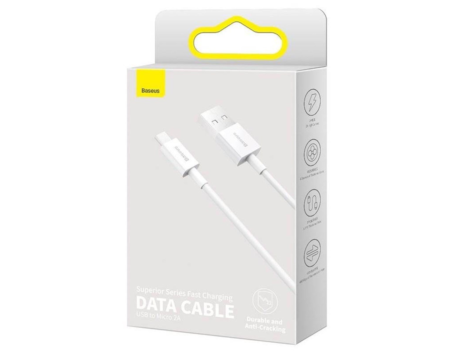 Baseus Superior Series Cable USB to micro USB 2A 2m (white)