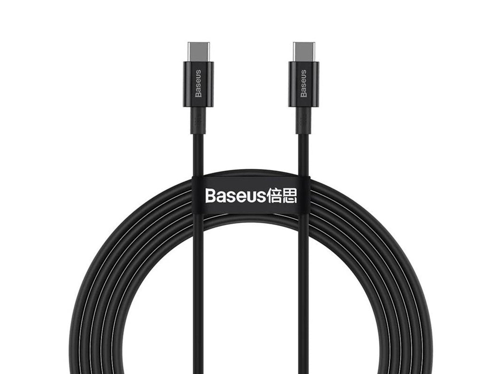 Baseus Superior Series Cable USB-C to USB-C 100W 2m (black)