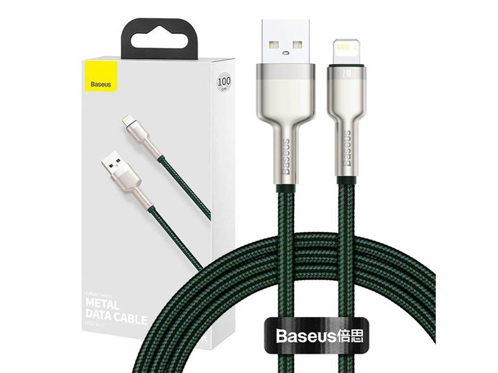 Baseus USB cable for Lightning  Cafule 2.4A 1m (green)