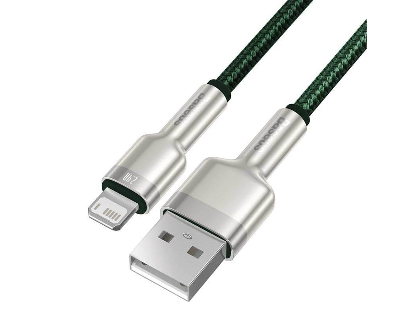 Baseus USB cable for Lightning  Cafule 2.4A 1m (green)