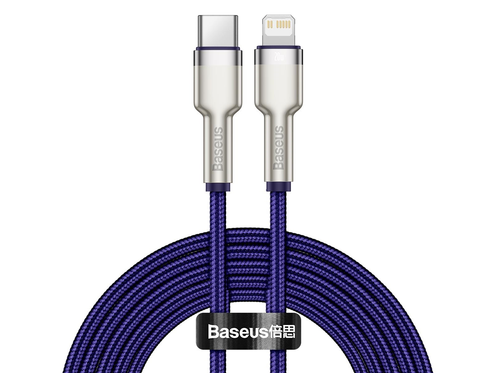Baseus Cafule Series USB-C cable for Lightning 20W 2m (purple)
