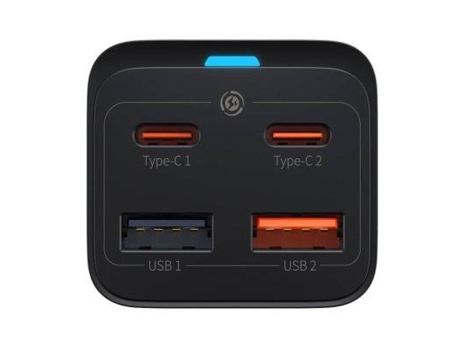 Baseus GaN3 Pro 4 Ports Desktop Charger 2x USB-C 2x USB 65W - Black