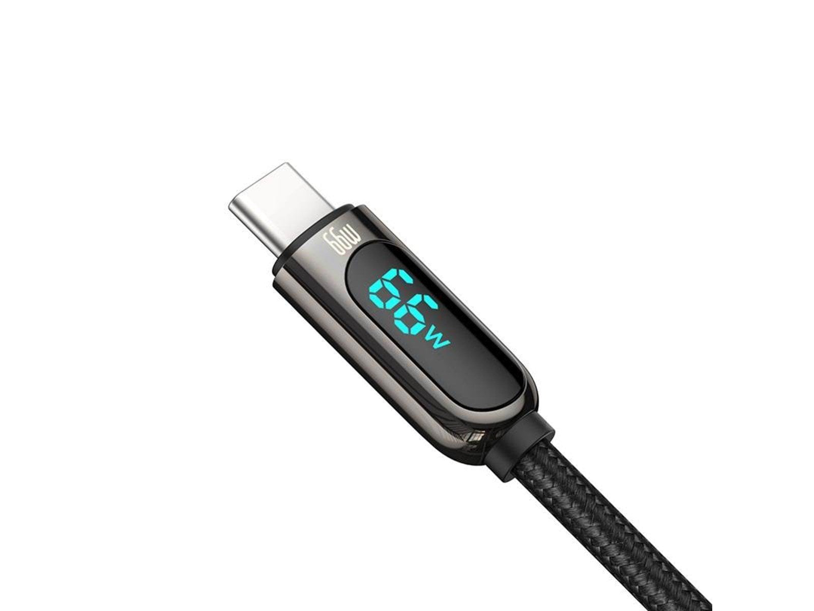 Baseus Display Cable USB to Type-C 66W 1m (black)