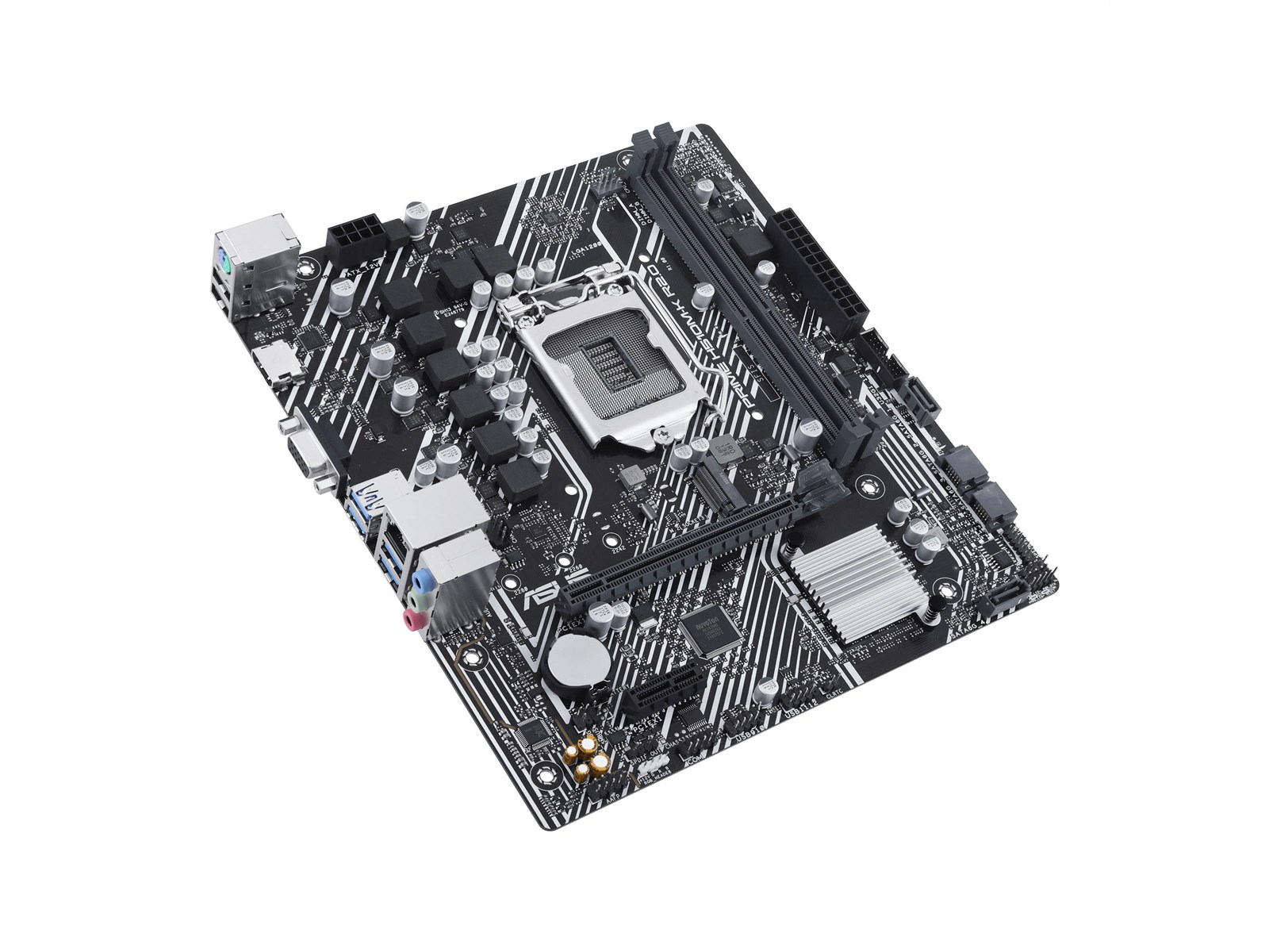 ASUS PRIME H510M-K R2.0 Mainboard - Intel H470 - Intel LGA1200 socket - DDR4 RAM - Micro-ATX