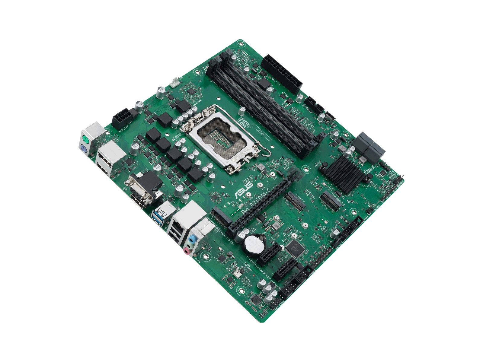 ASUS PRO B760M-C-CSM Mainboard - Intel B760 - Intel LGA1700 socket - DDR5 RAM - Micro-ATX