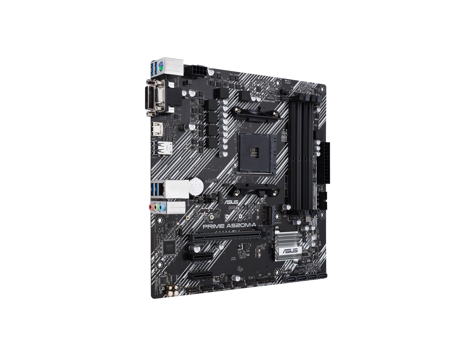ASUS PRIME A520M-A II/CSM Mainboard - AMD A520 - AMD AM4 socket - DDR4 RAM - Micro-ATX