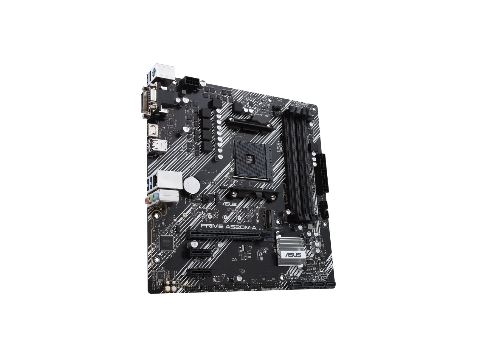 ASUS PRIME A520M-A II/CSM Mainboard - AMD A520 - AMD AM4 socket - DDR4 RAM - Micro-ATX