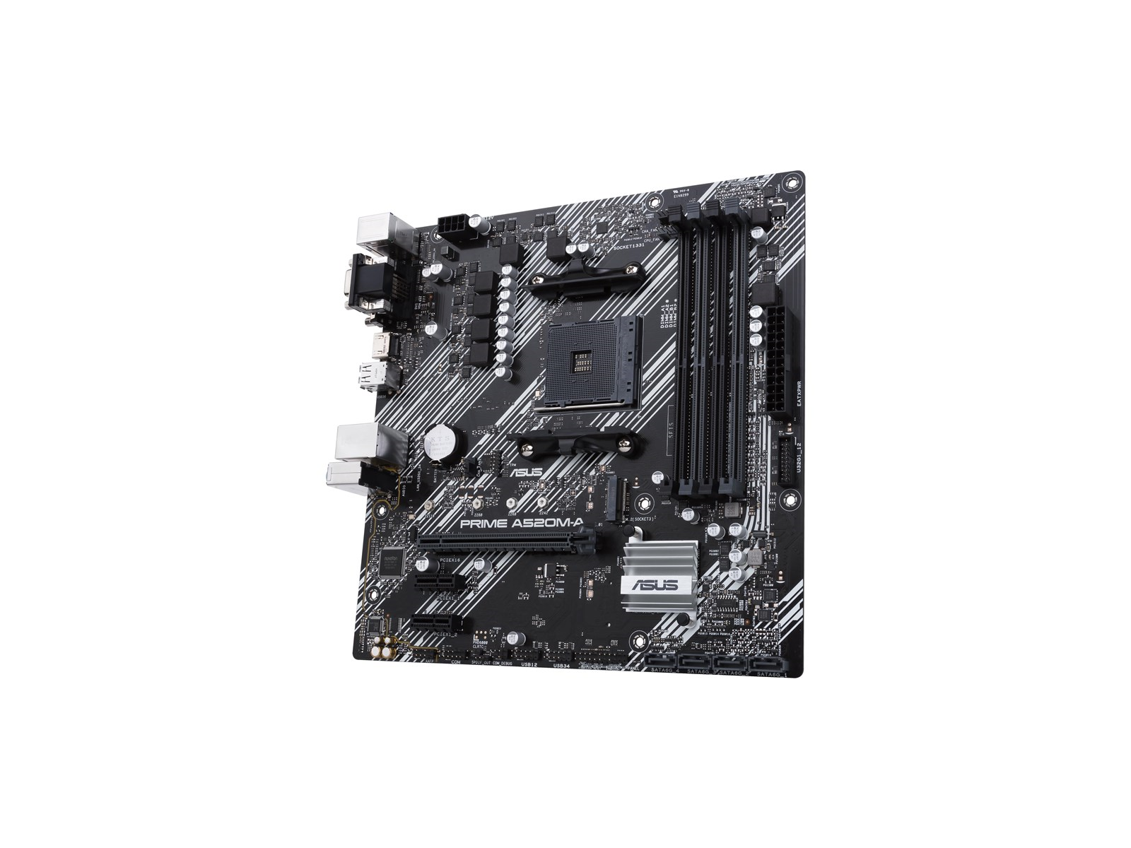 ASUS PRIME A520M-A II/CSM Mainboard - AMD A520 - AMD AM4 socket - DDR4 RAM - Micro-ATX