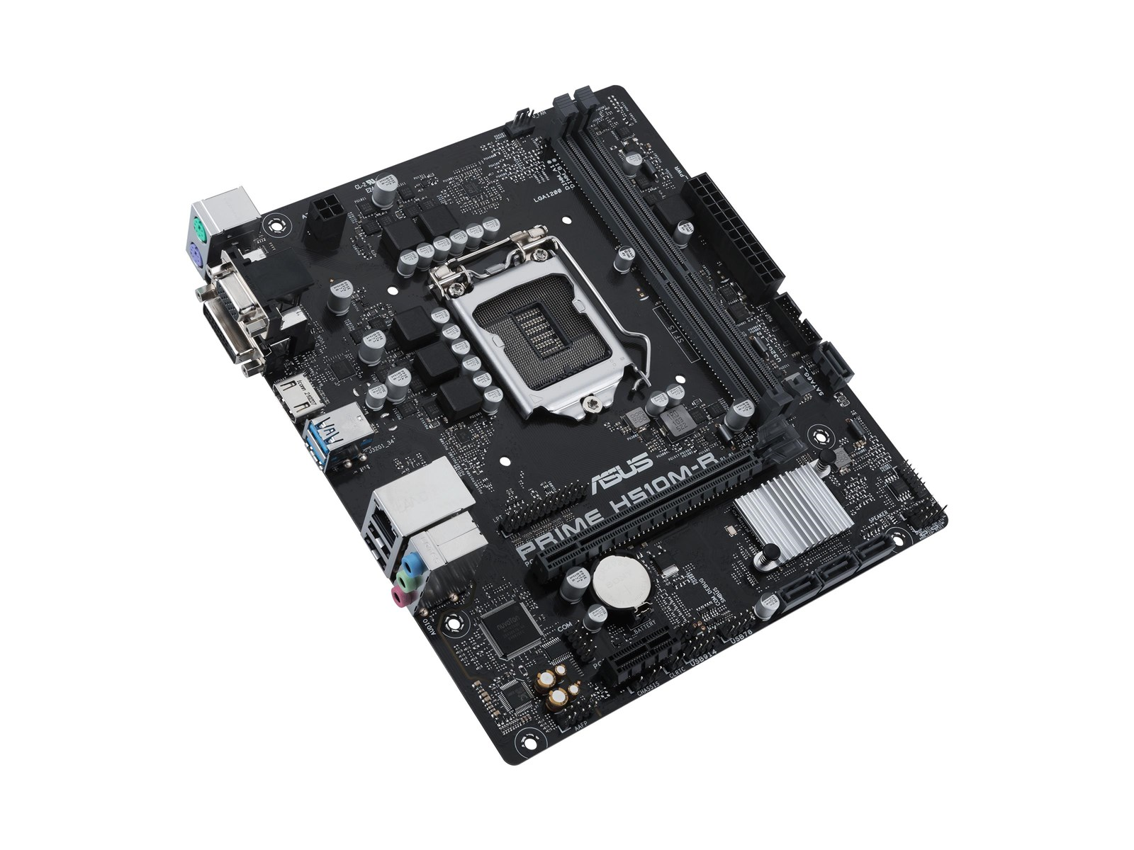 ASUS PRIME H510M-R R2.0 Mainboard - Intel H470 - Intel LGA1200 socket - DDR4 RAM - Micro-ATX