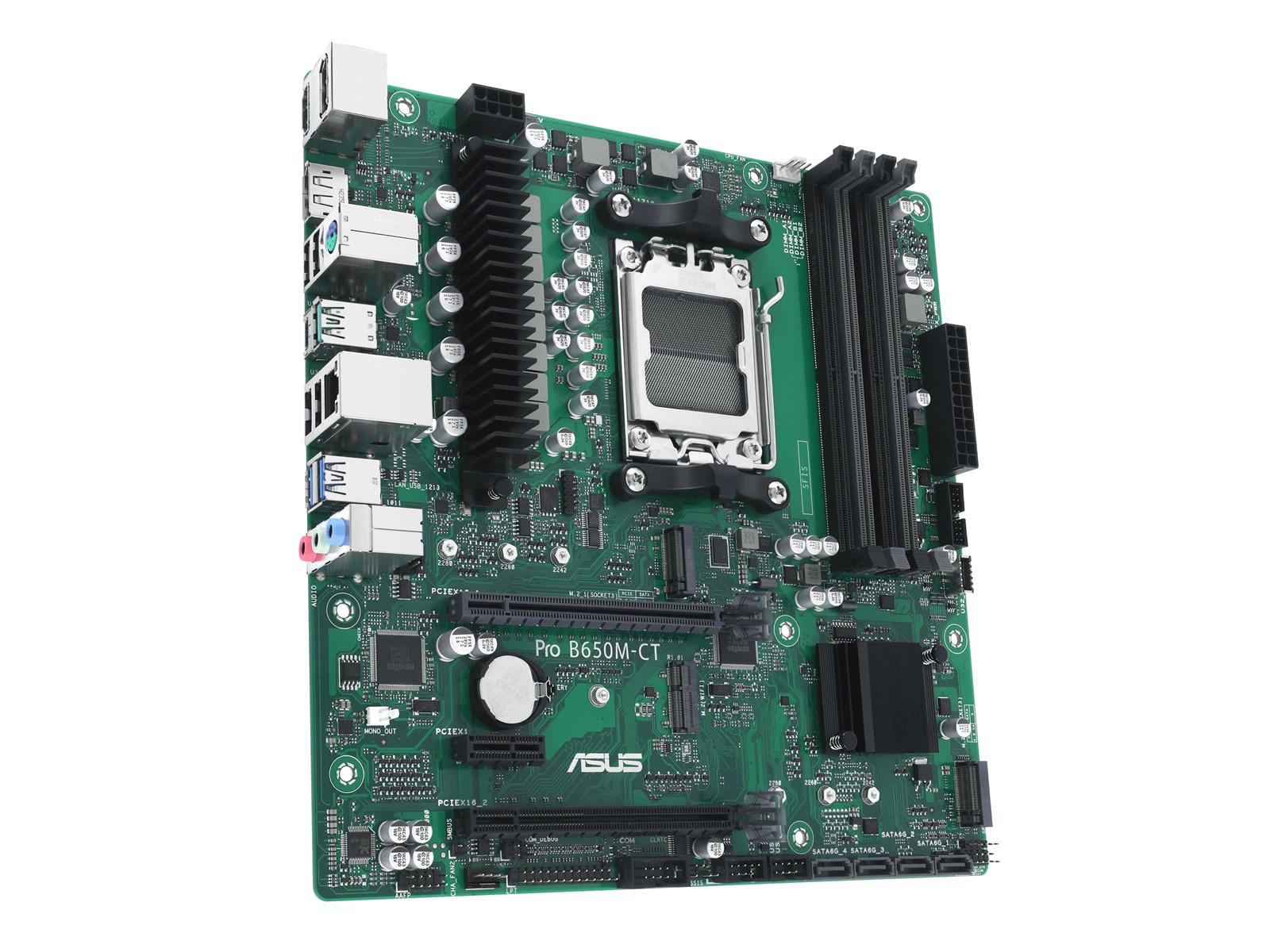 ASUS PRO B650M-CT-CSM Mainboard - AMD B650 - AMD AM5 socket - DDR5 RAM - Micro-ATX