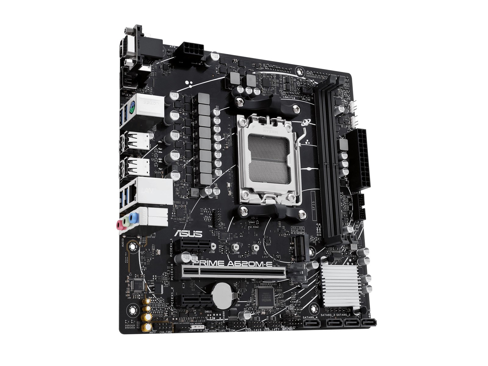 ASUS PRIME A620M-E-CSM Mainboard - AMD A620 - AMD AM5 socket - DDR5 RAM - Micro-ATX