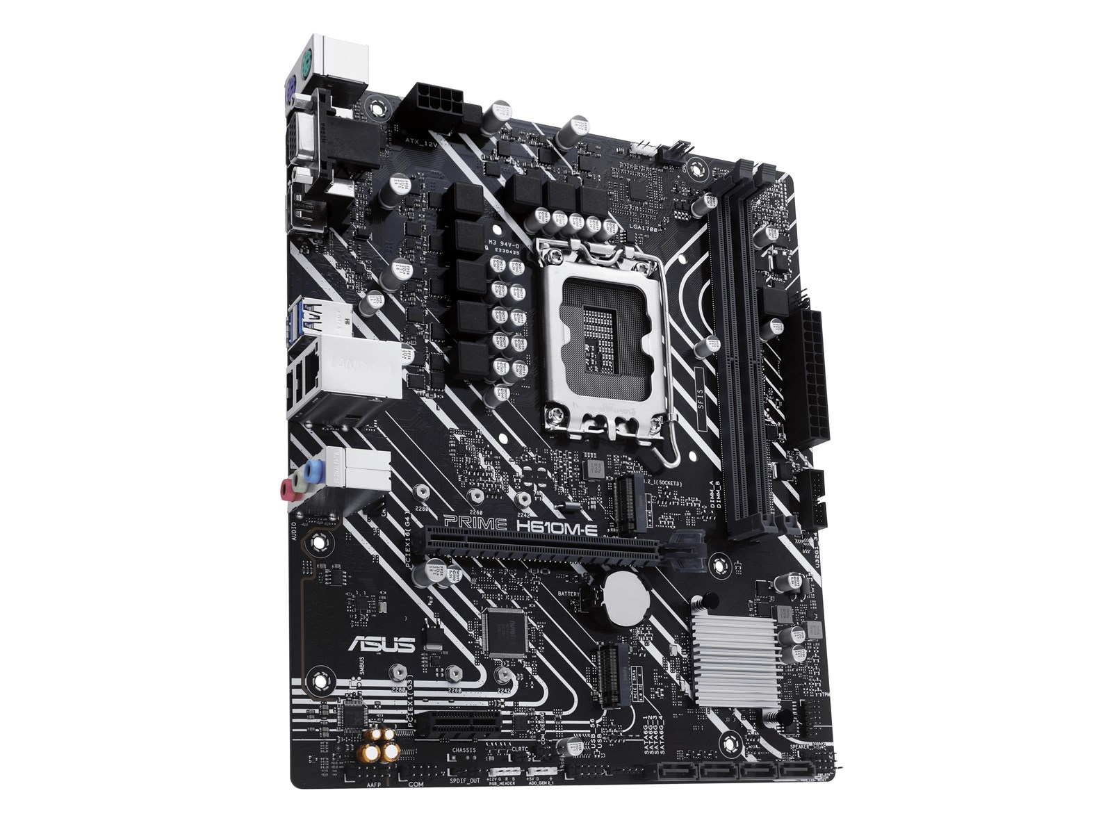 ASUS PRIME H610M-E-CSM Mainboard - Intel H610 - Intel LGA1700 socket - DDR5 RAM - Micro-ATX